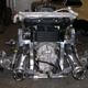 The 6.2-liter V8 in the rear subframe.